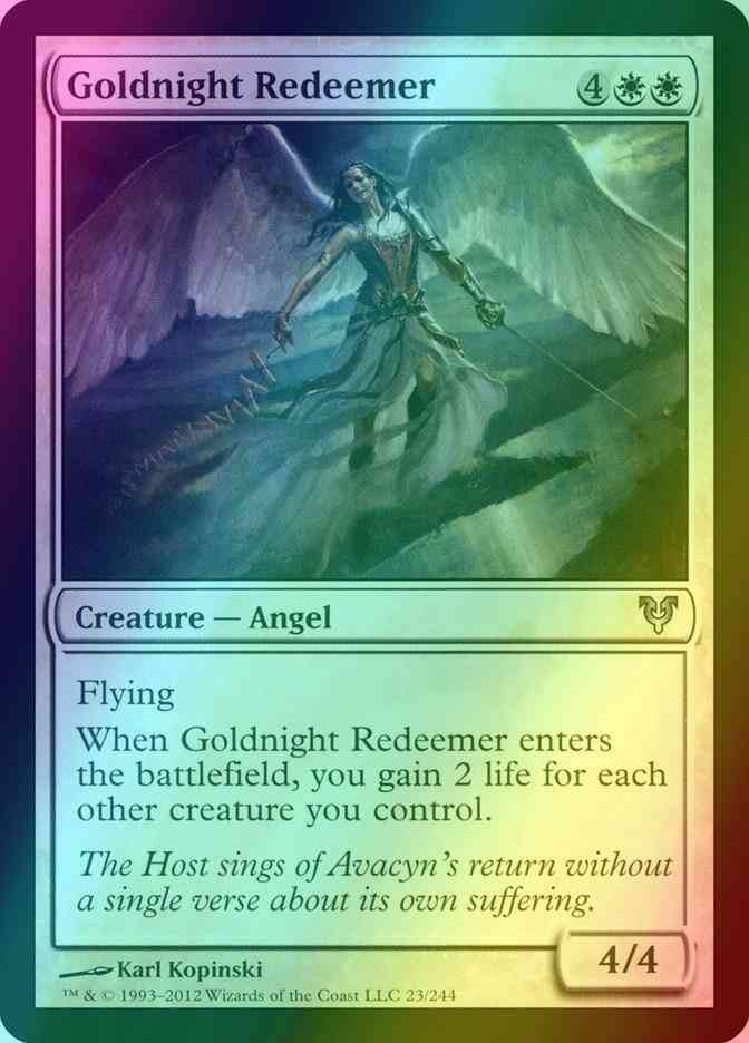 Goldnight Redeemer [23] [Avacyn Restored] [Foil]