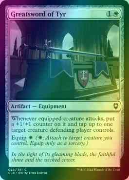 Greatsword of Tyr [22] [Commander Legends: Battle for Baldur's Gate] [Foil]