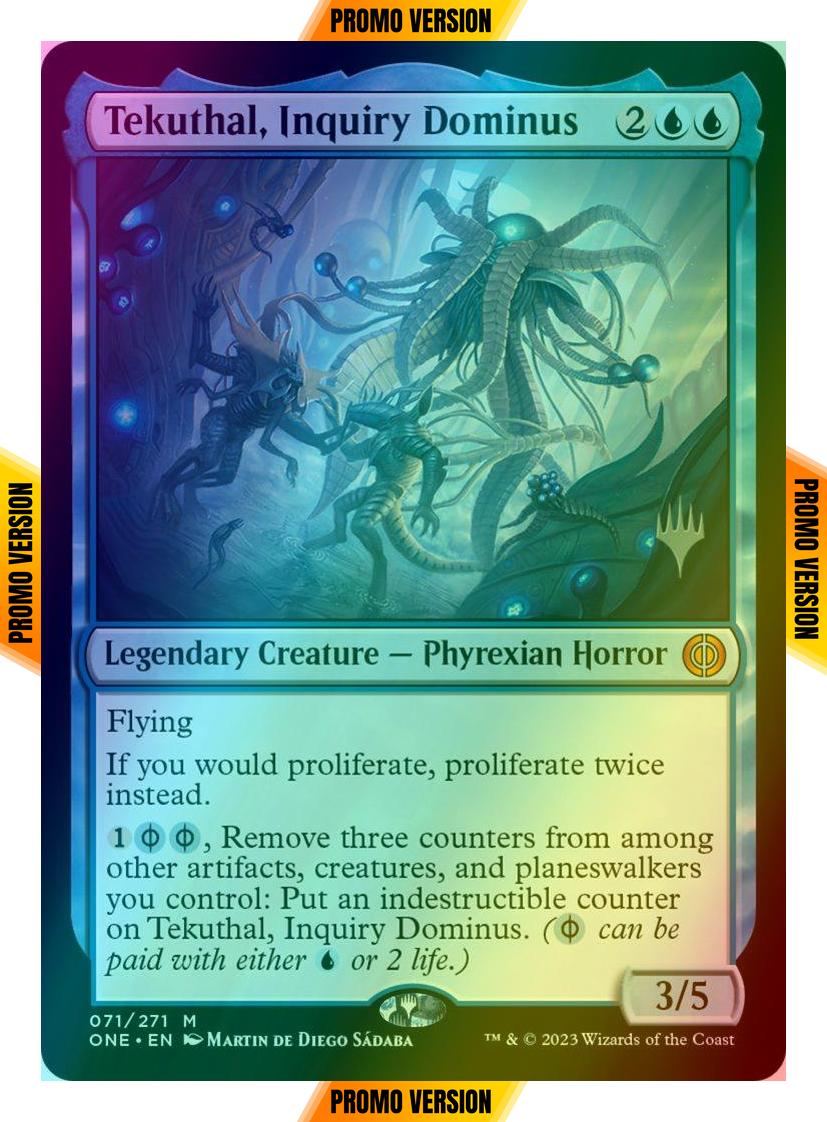 Tekuthal, Inquiry Dominus [71p] [Promo Pack] [Phyrexia: All Will Be One: Promos] [Foil]