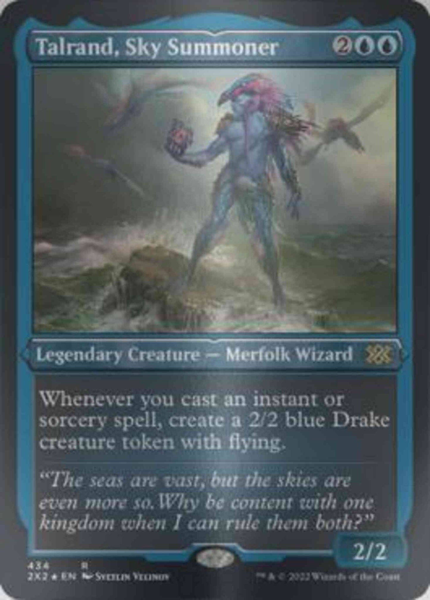 Talrand, Sky Summoner [434] [Double Masters 2022] [Etched Foil]