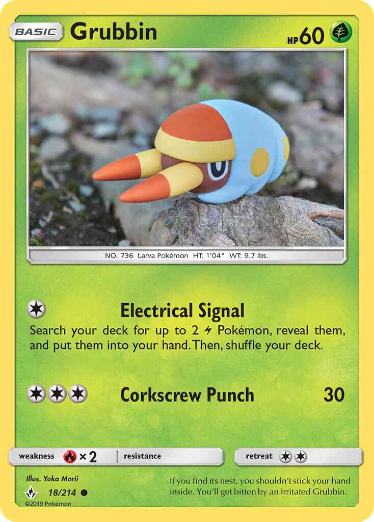Grubbin - 18/214 - Common [sm10-18] [Non-Holo]