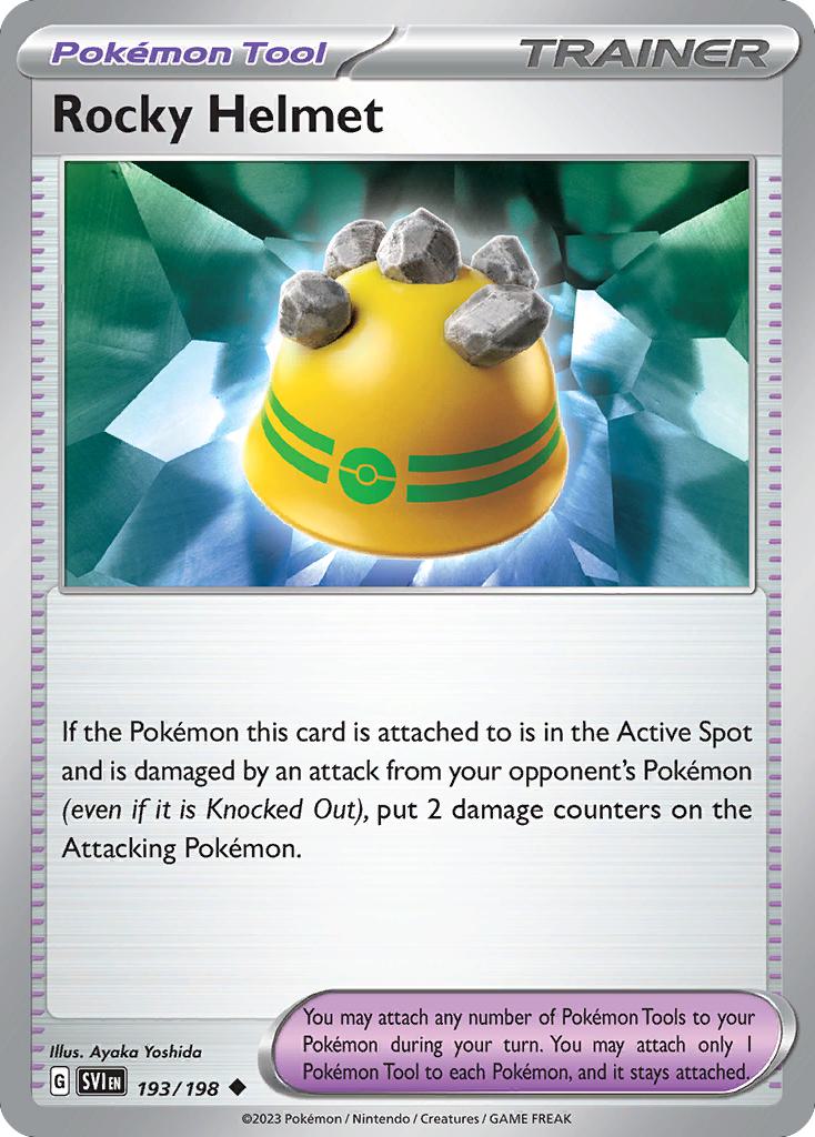 Rocky Helmet - 193/198 - Uncommon [sv01-193] [Non-Holo]