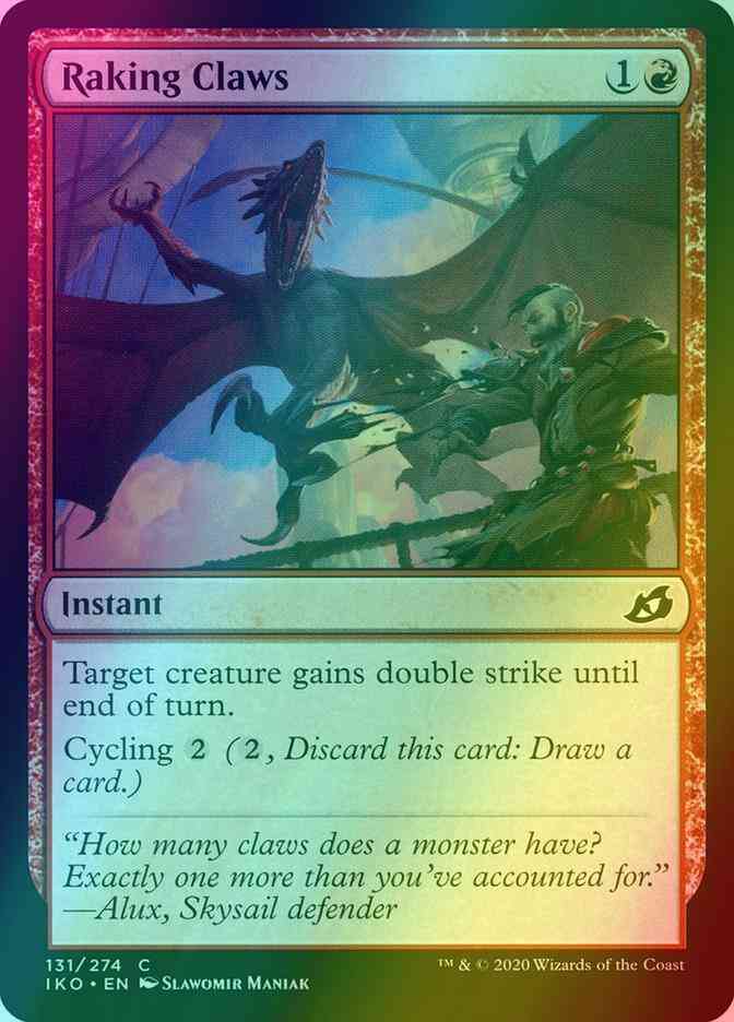 Raking Claws [131] [Ikoria: Lair of Behemoths] [Foil]