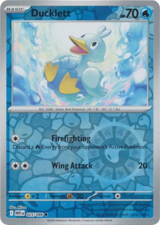 Ducklett - 025/086 - Common [sv105w-025] [Reverse Holo]