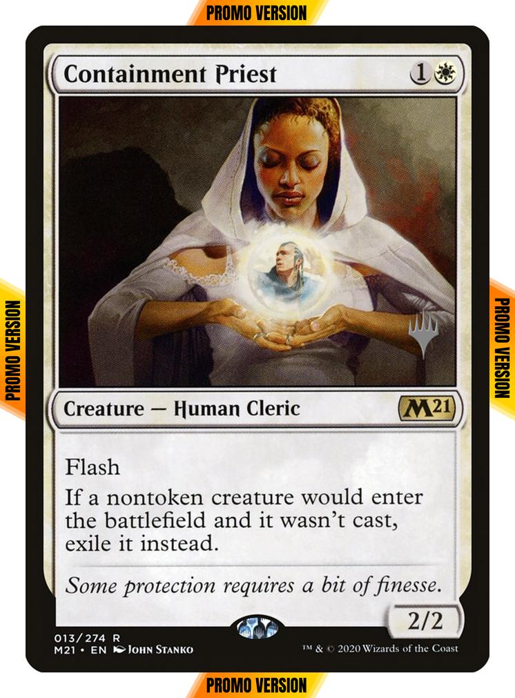 Containment Priest [Promo Pack] [13p] [Core Set 2021 Promos] [Non-Foil]