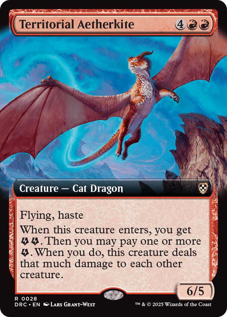 Territorial Aetherkite [28] [Extended Art] [Aetherdrift: Commander] [Non-Foil]