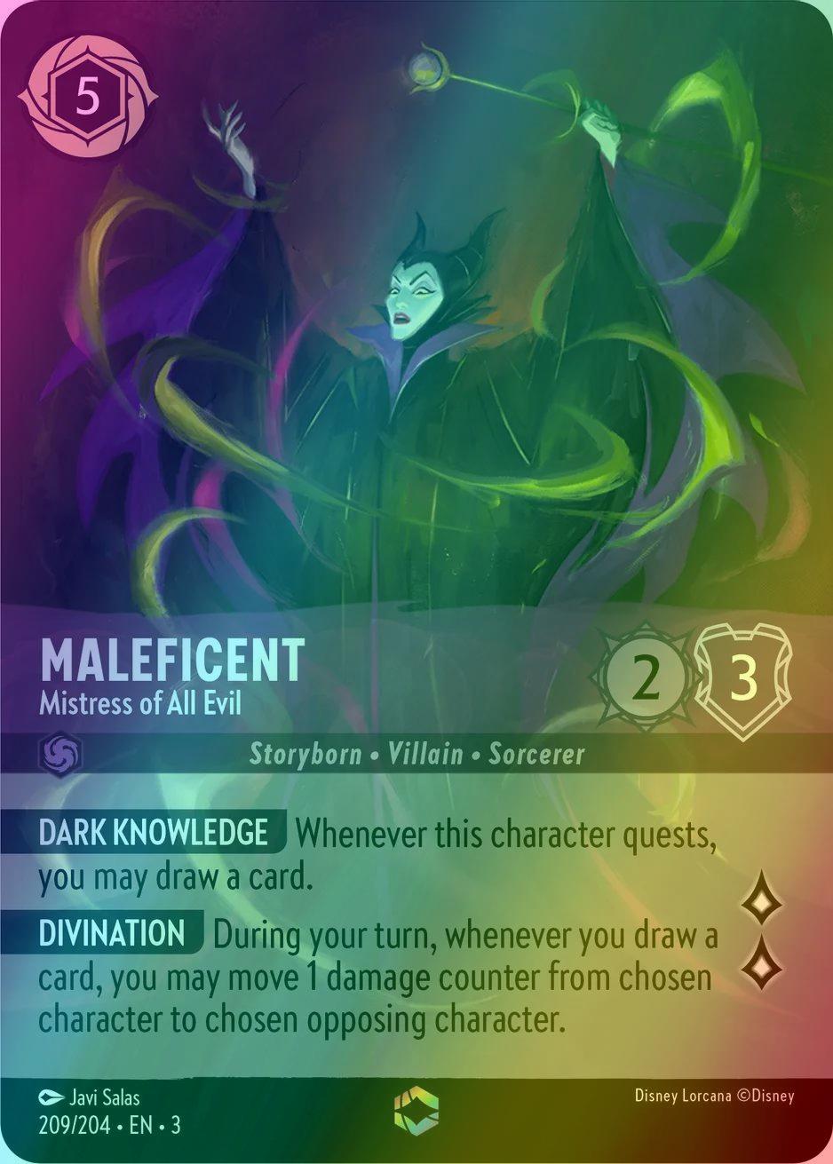 Maleficent - Mistress of All Evil (Enchanted) - 209/204 [Into the Inklands] [Holofoil]