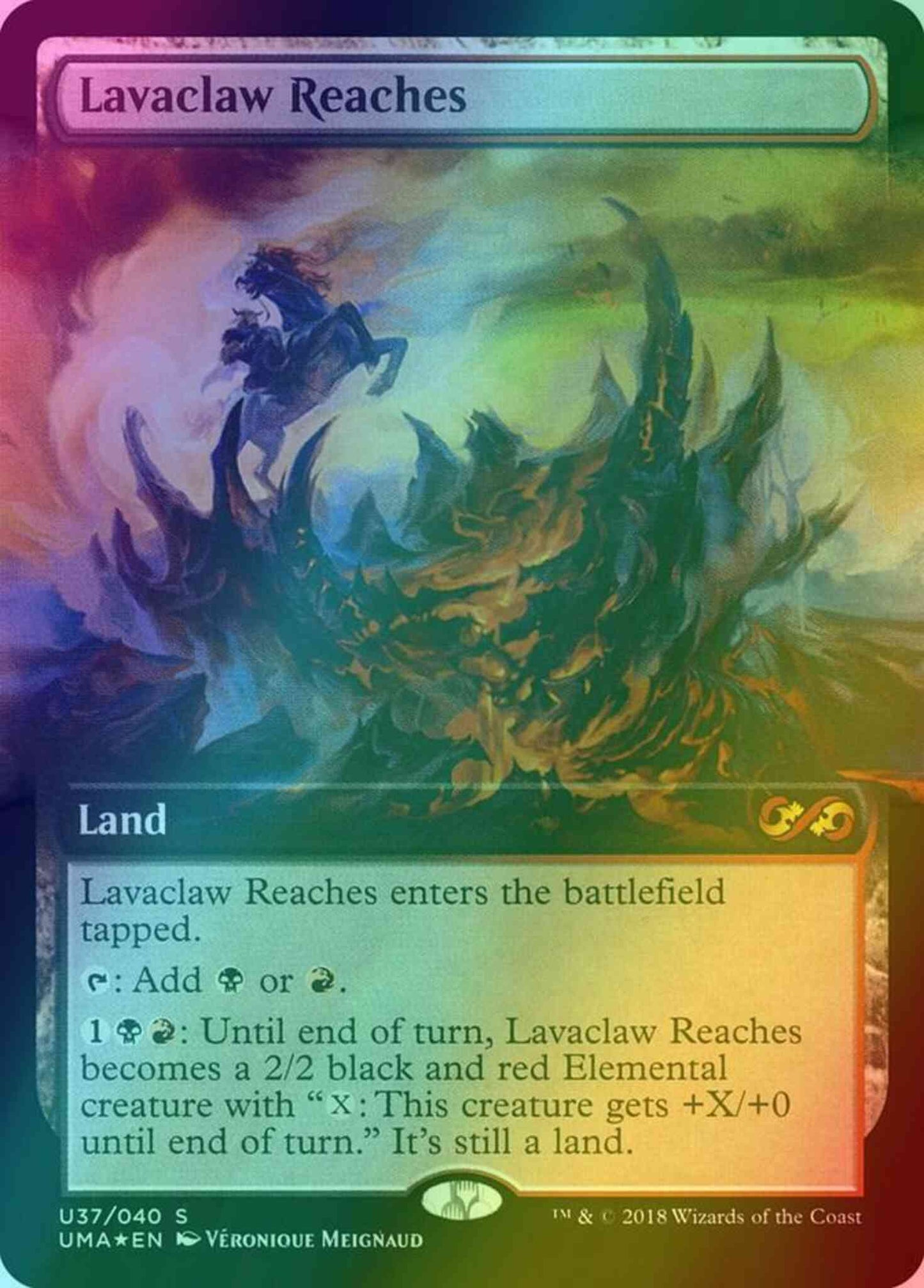 Lavaclaw Reaches [U37] [Ultimate Box Topper] [Foil]