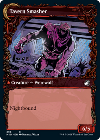 Tavern Ruffian // Tavern Smasher [296] [Equinox Showcase] [Innistrad: Midnight Hunt] [Non-Foil]