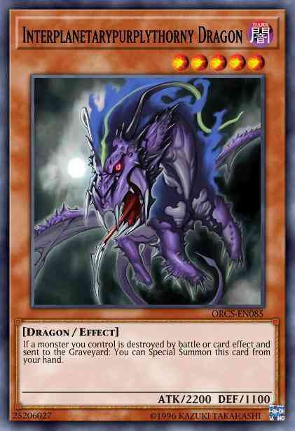 Interplanetarypurplythorny Dragon - BP02-EN104 - Mosaic Rare - 1st Edition