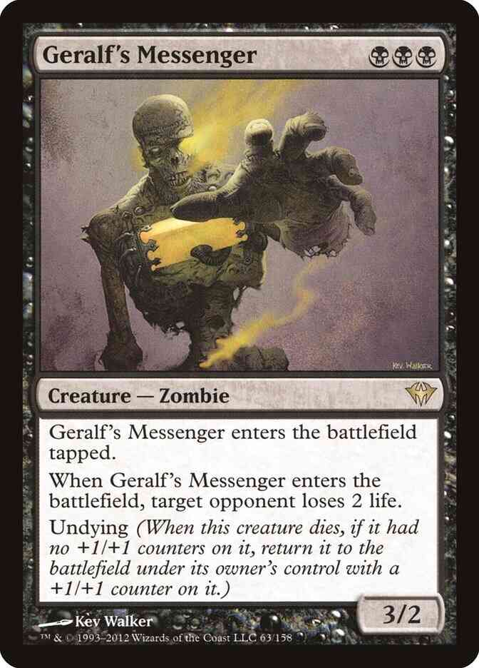 Geralf's Messenger [63] [Dark Ascension] [Non-Foil]