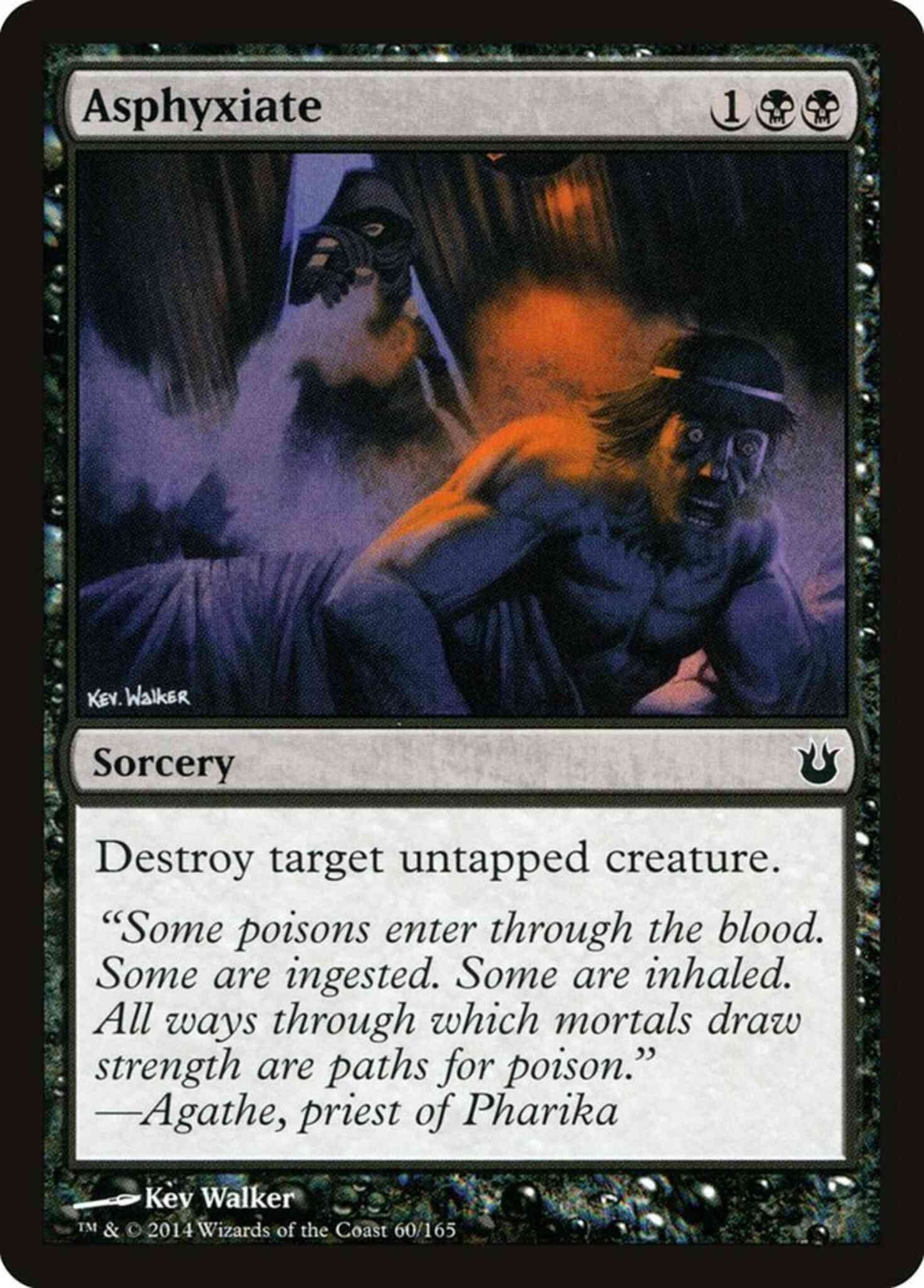 Asphyxiate [60] [Born of the Gods] [Non-Foil]