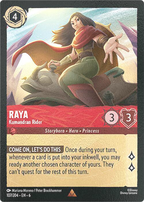 Raya - Kumandran Rider - 107/204 [Azurite Sea] [Cold Foil]