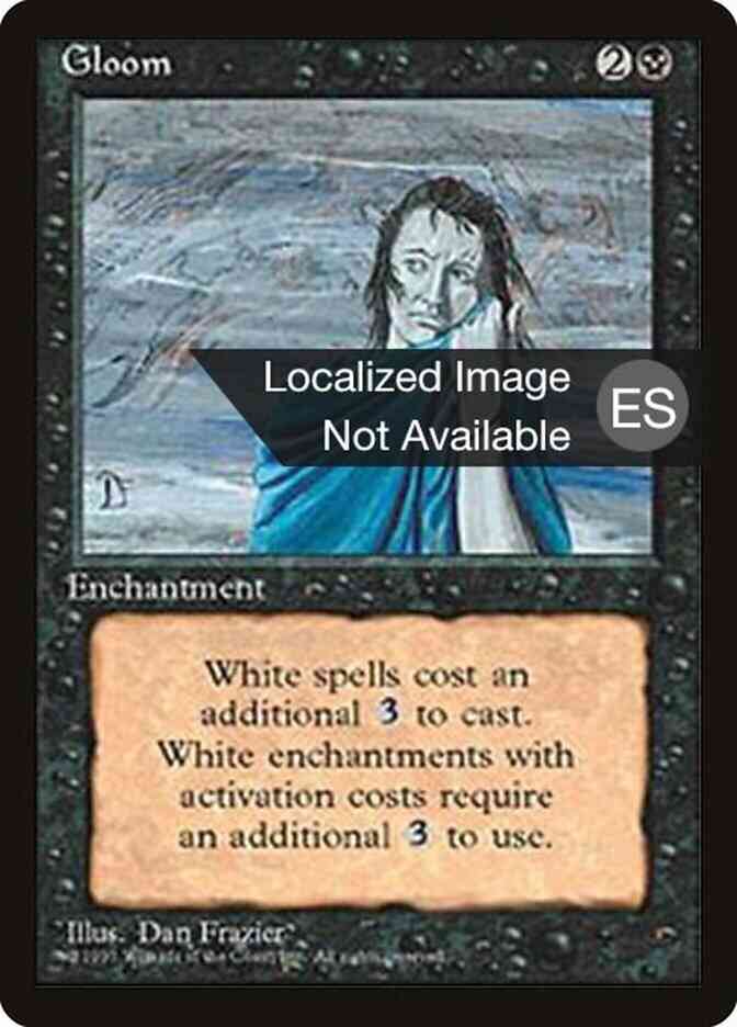 Gloom - Spanish [139] [Fourth Edition Black Border: Spanish] [Non-Foil]