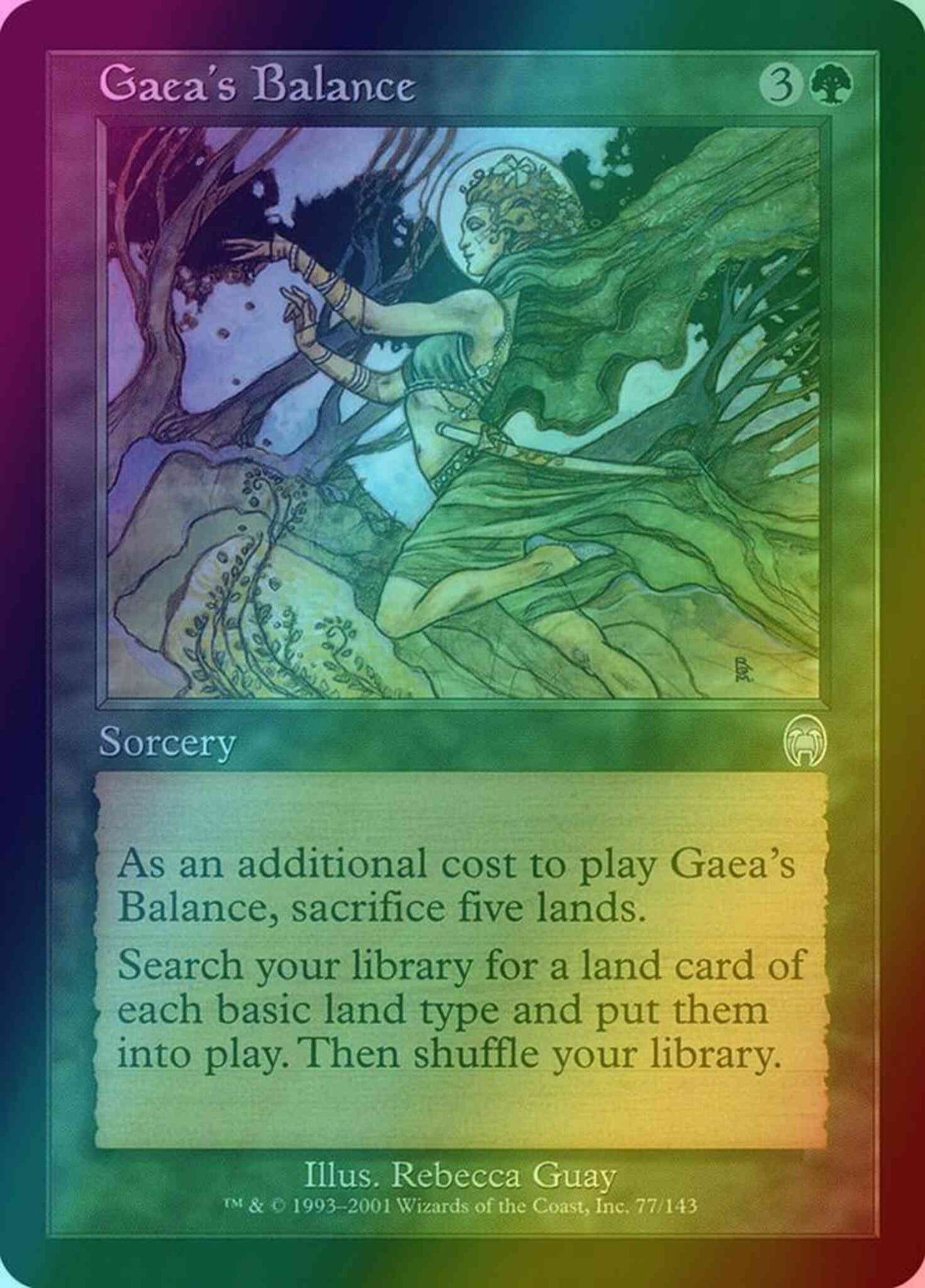 Gaea's Balance [77] [Apocalypse] [Foil]