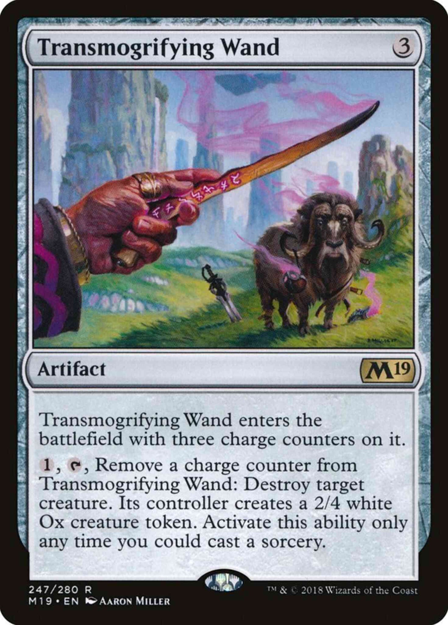 Transmogrifying Wand [247] [Core Set 2019] [Non-Foil]