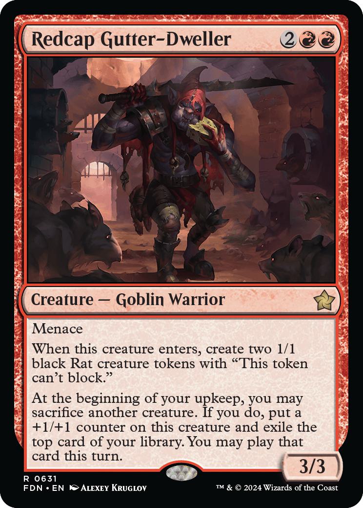Redcap Gutter-Dweller [631] [Foundations] [Non-Foil]