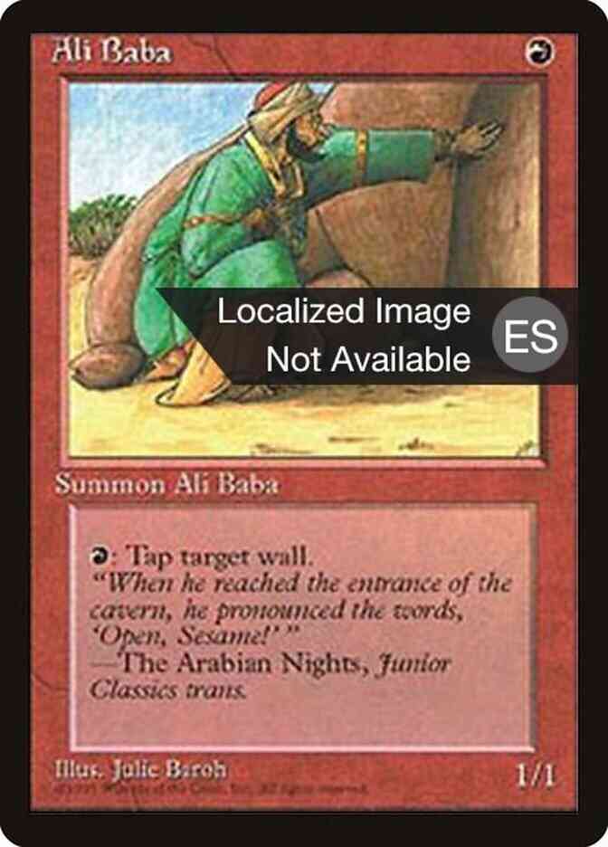 Ali Baba - Portuguese [175] [Fourth Edition Black Border: Portuguese] [Non-Foil]