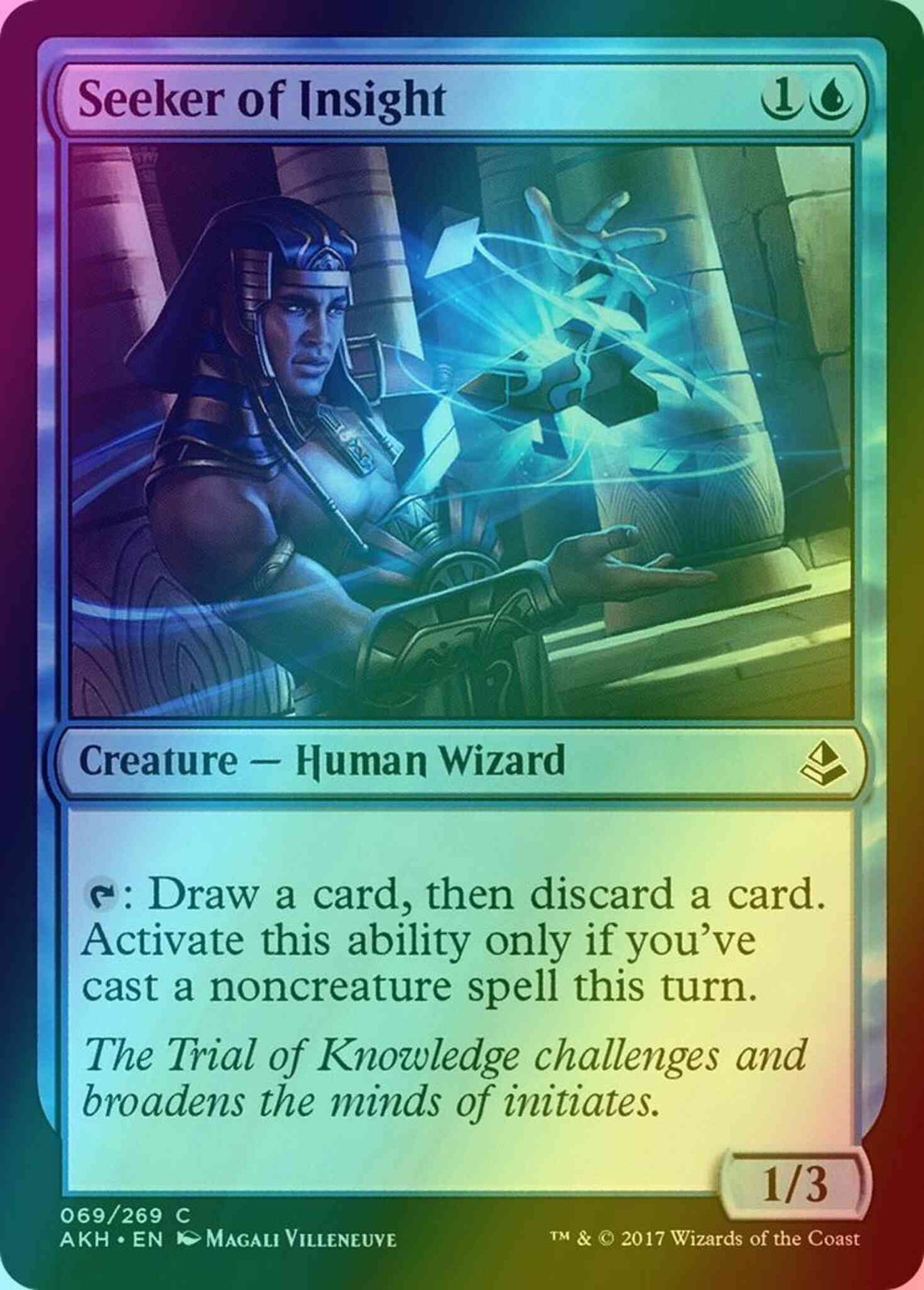 Seeker of Insight [69] [Amonkhet] [Foil]