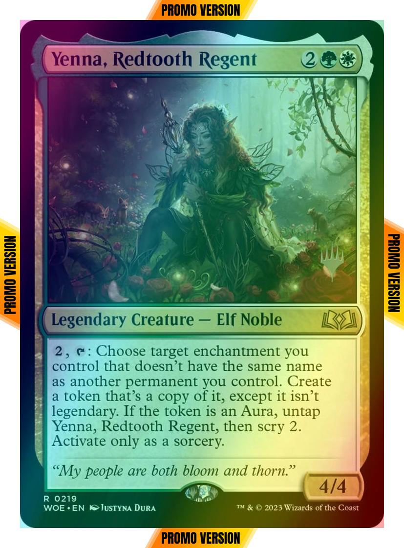 Yenna, Redtooth Regent [219p] [Promo Pack] [Wilds of Eldraine: Promos] [Foil]