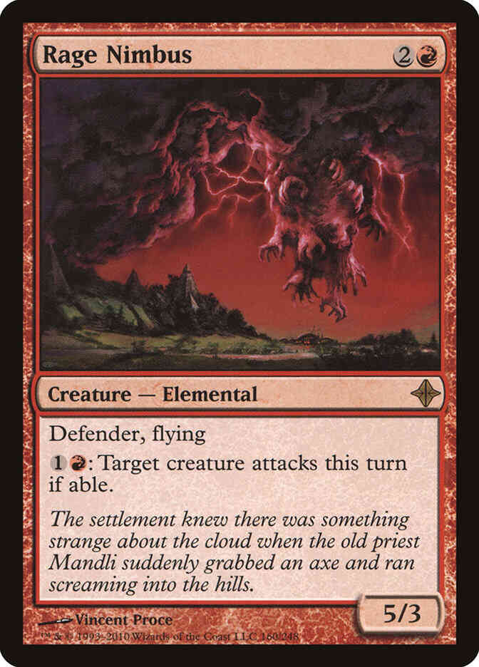 Rage Nimbus [160] [Rise Of The Eldrazi] [Non-Foil]