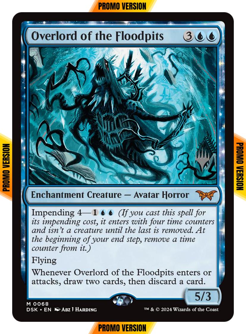 Overlord of the Floodpits [68p] [Promo Pack] [Duskmourn: House of Horror: Promos] [Non-Foil]