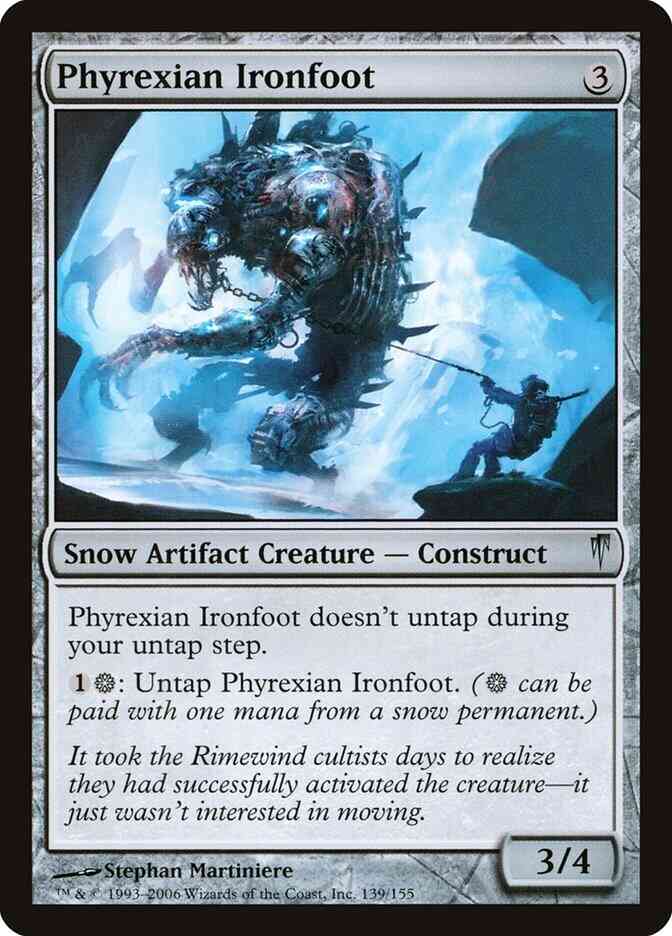 Phyrexian Ironfoot [139] [Coldsnap] [Non-Foil]