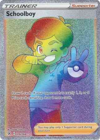Schoolboy - 276/264 - Rare Secret [SWSH8-276] [Secret]
