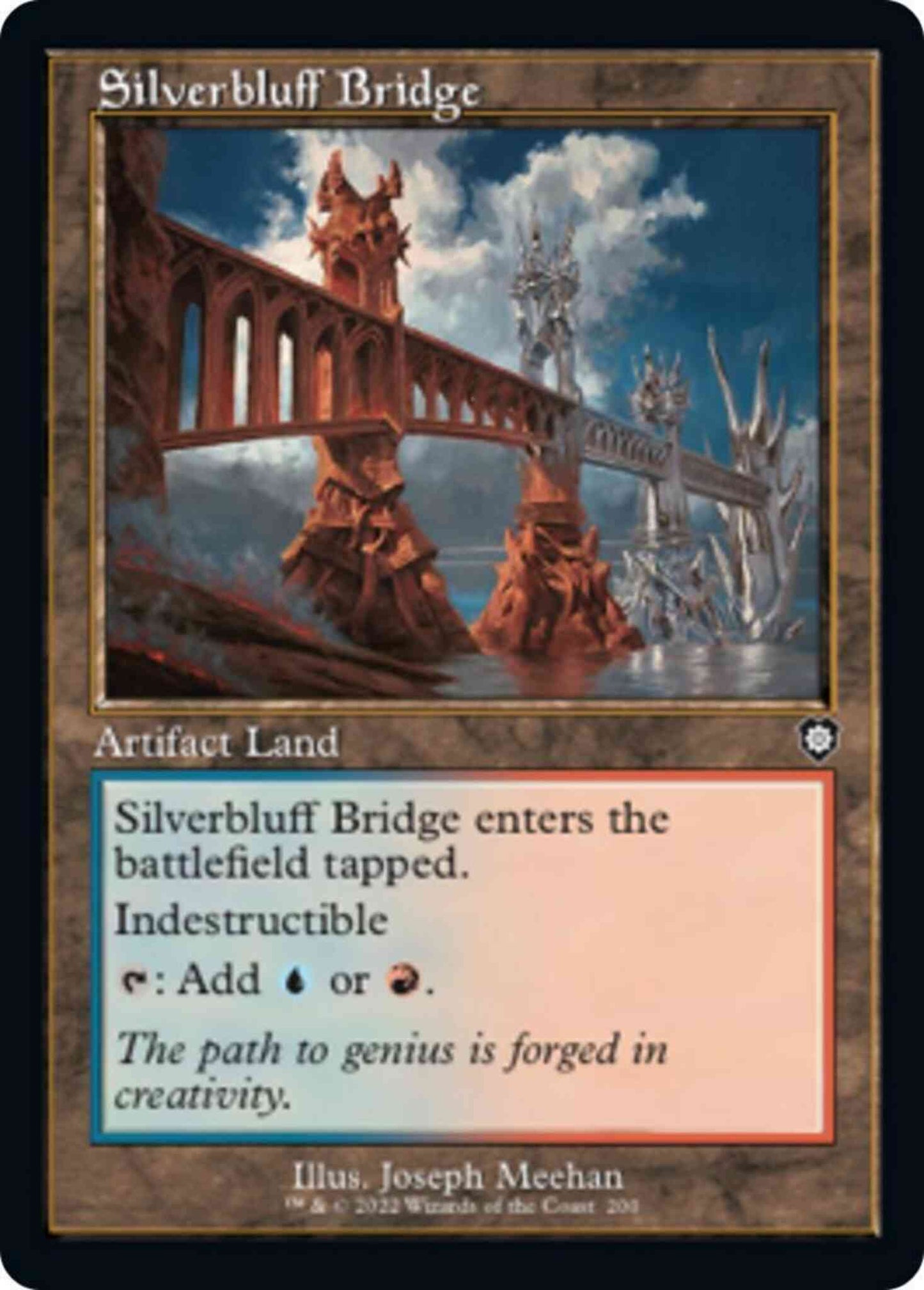 Silverbluff Bridge [200] [Retro Frame] [The Brothers' War: Commander] [Non-Foil]