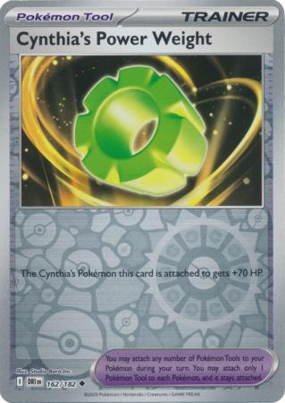 Cynthia's Power Weight - 162/182 - Uncommon [sv10-162] [Reverse Holo]