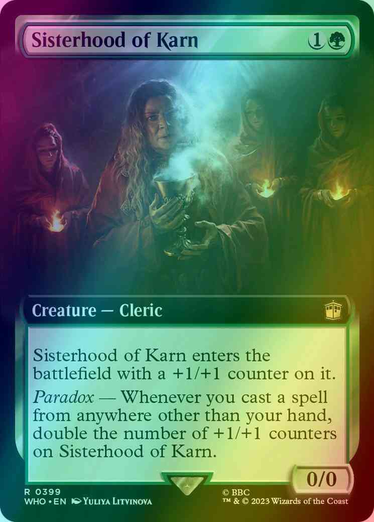Sisterhood of Karn [399] [Extended Art] [Universes Beyond: Doctor Who] [Foil]