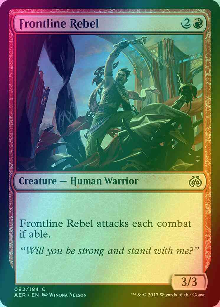 Frontline Rebel [82] [Aether Revolt] [Foil]