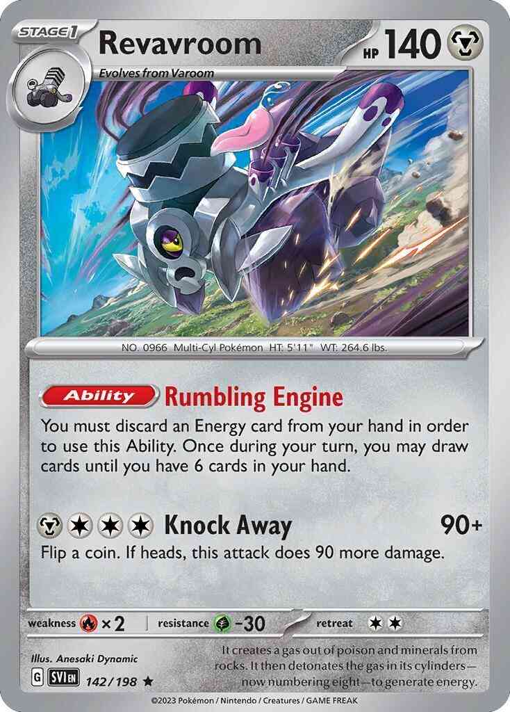 Revavroom - 142/198 - Rare [sv01-142] [Holo]