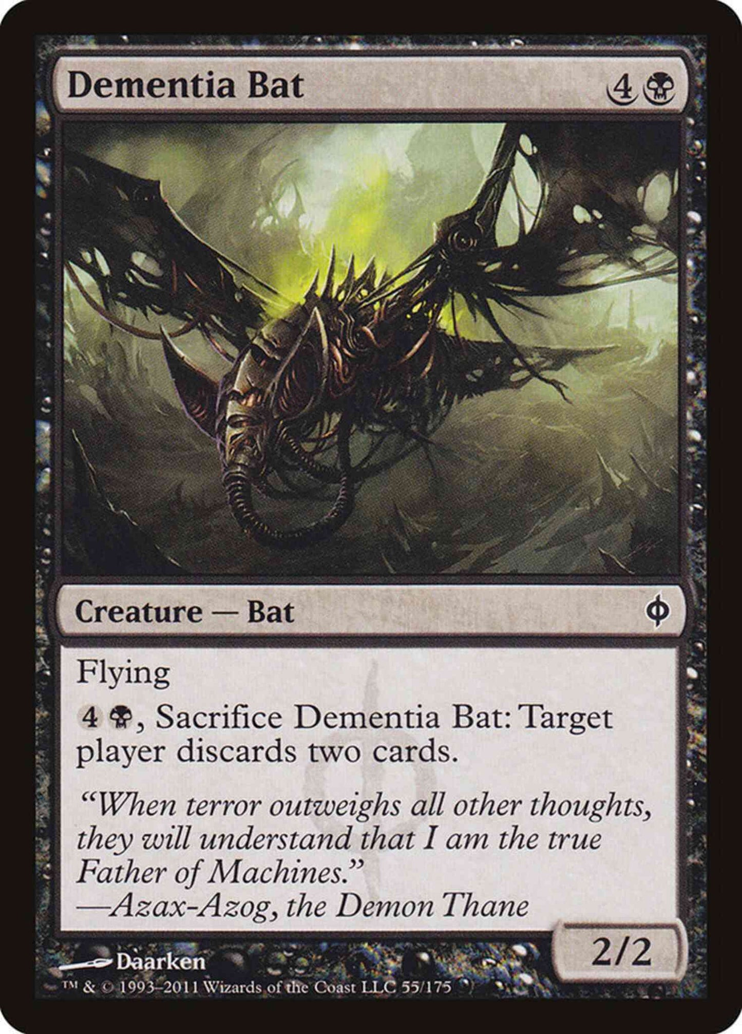 Dementia Bat [55] [New Phyrexia] [Non-Foil]