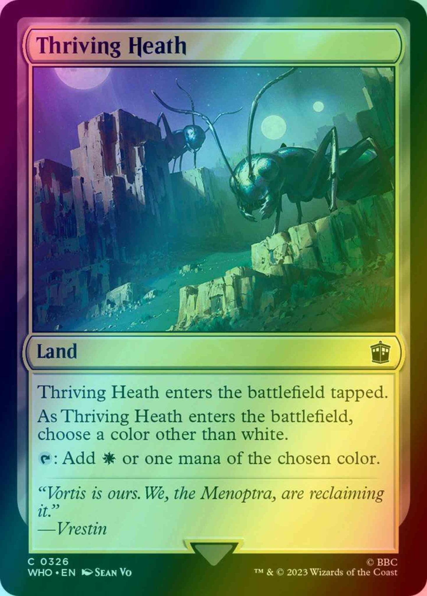 Thriving Heath [326] [Universes Beyond: Doctor Who] [Foil]