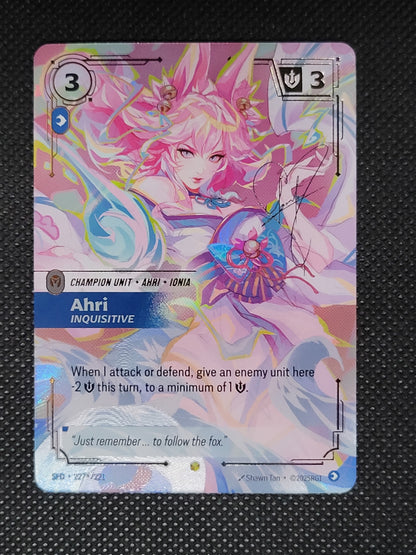 Ahri - Inquisitive — Signature|Foil — ID 18088