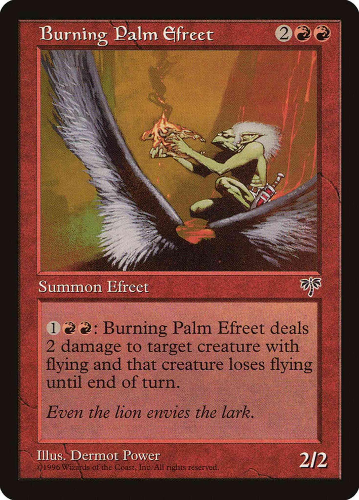 Burning Palm Efreet [161] [Mirage] [Non-Foil]