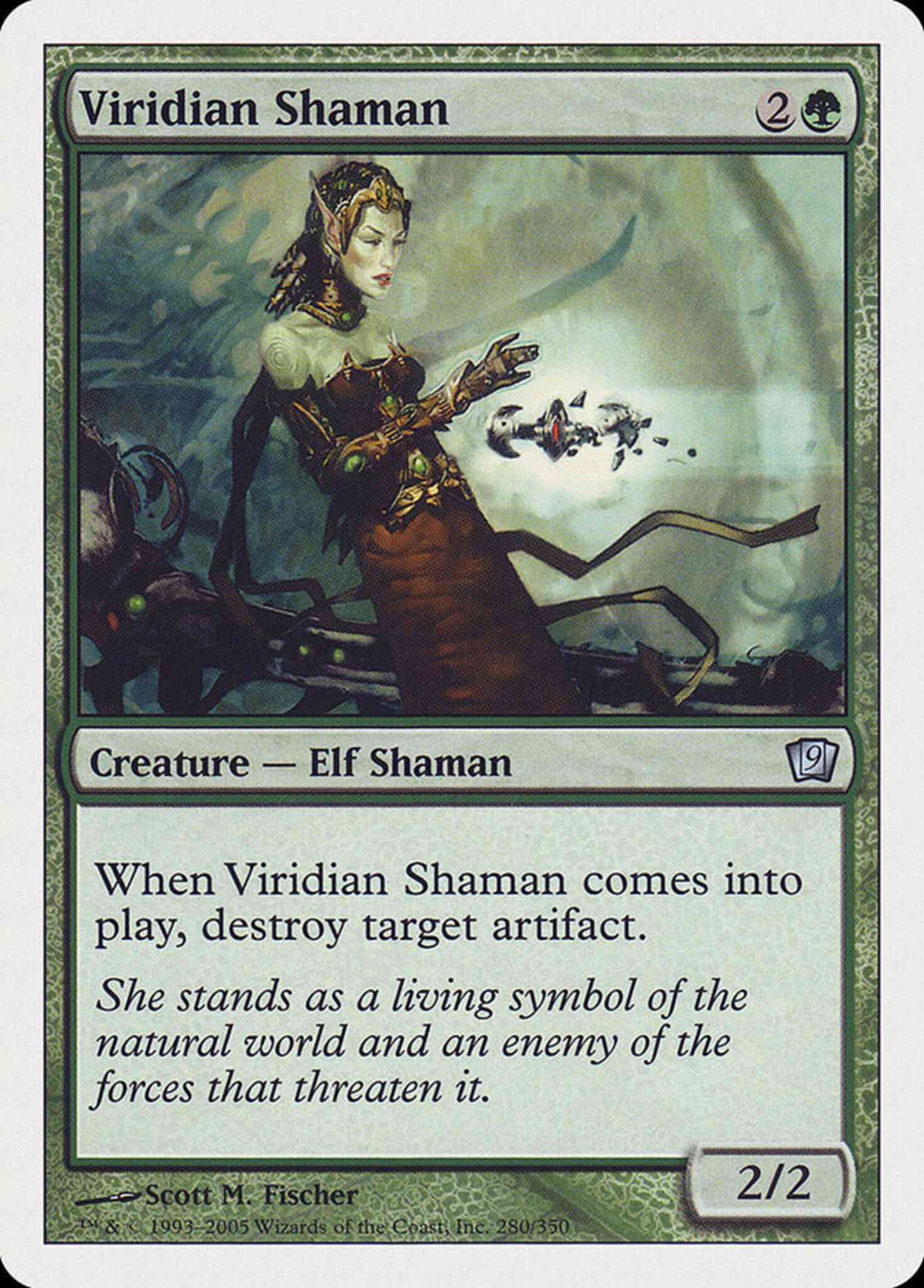 Viridian Shaman [280] [Ninth Edition] [Non-Foil]