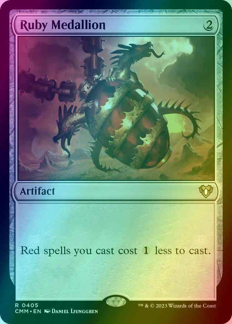 Ruby Medallion [405] [Commander Masters] [Foil]