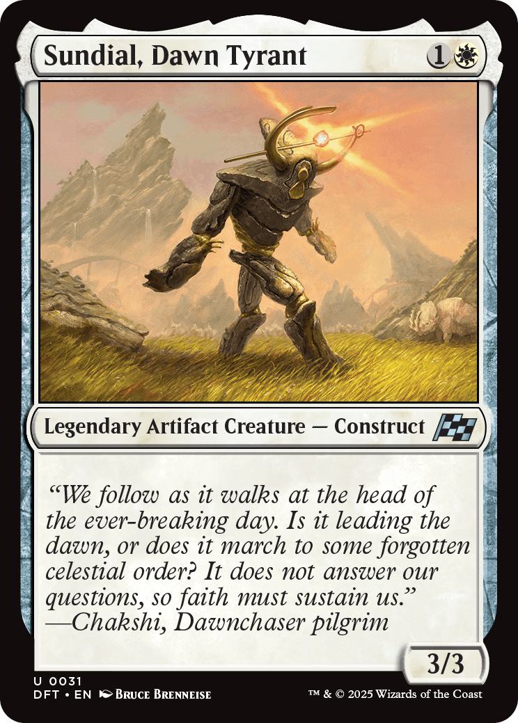 Sundial, Dawn Tyrant [31] [Aetherdrift] [Non-Foil]