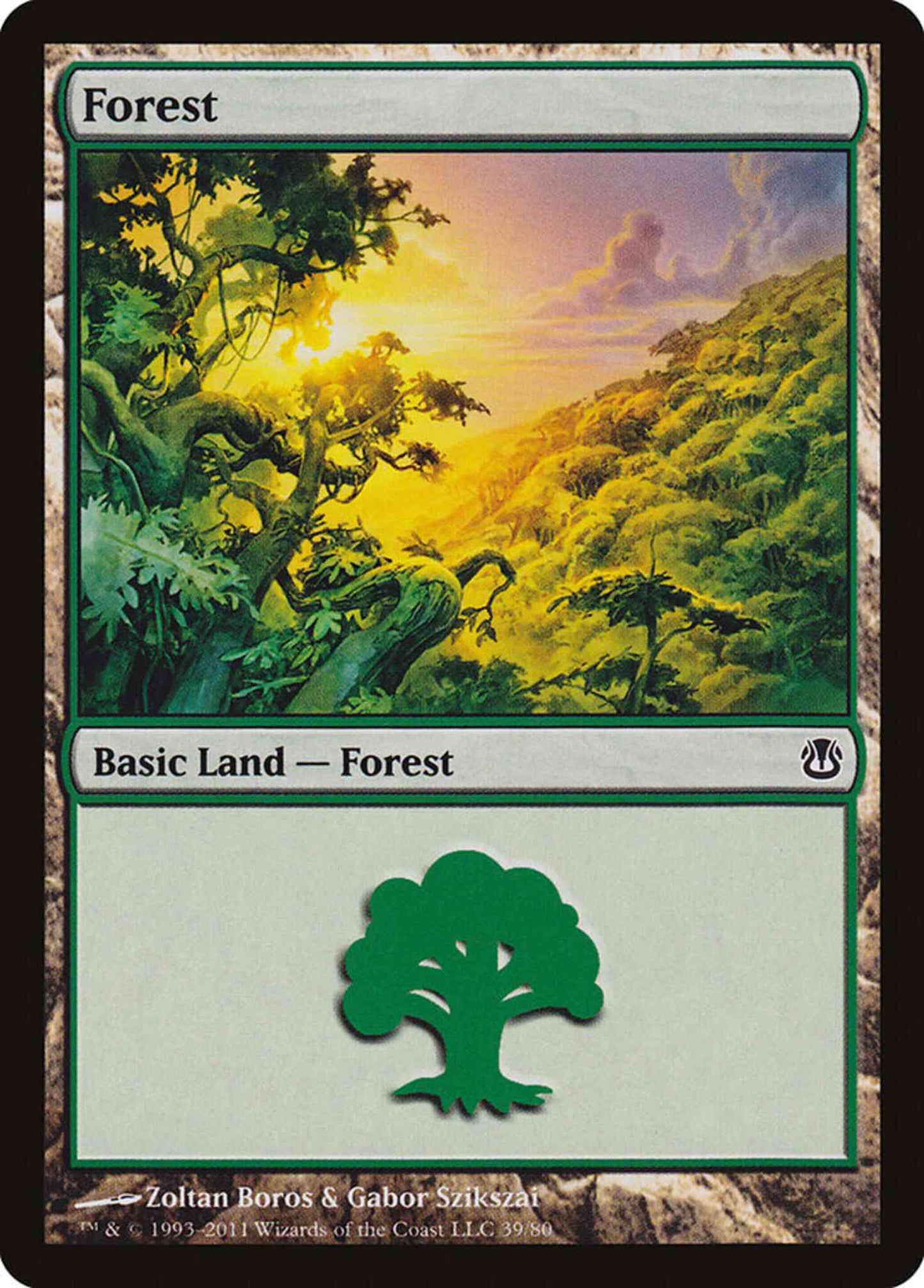 Forest [39] [Duel Decks: Ajani vs. Nicol Bolas] [Non-Foil]