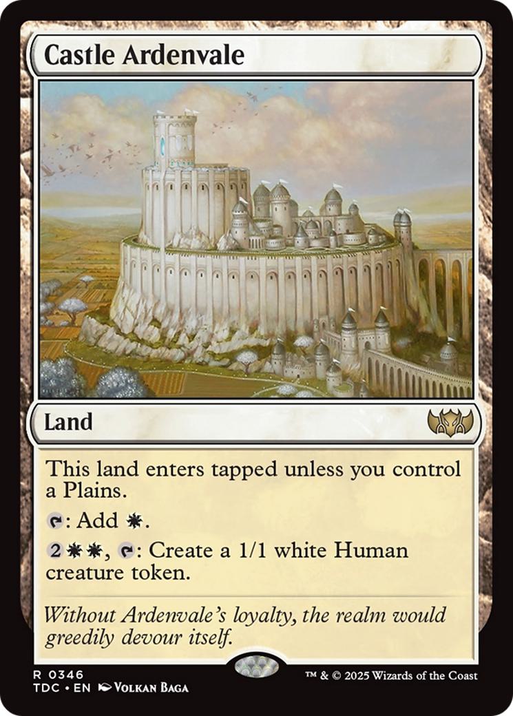Castle Ardenvale [346] [Tarkir: Dragonstorm: Commander] [Non-Foil]