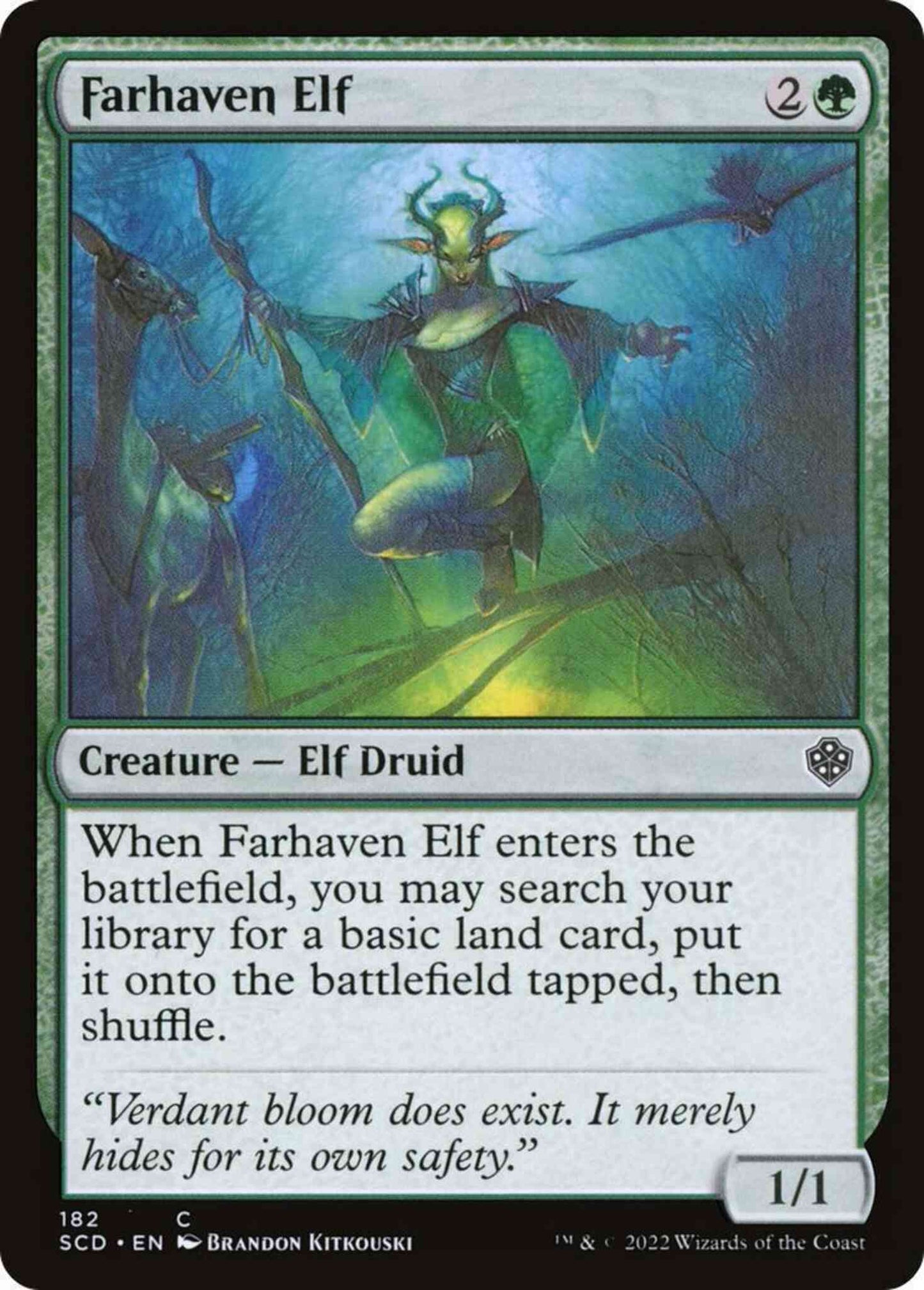 Farhaven Elf [182] [Starter Commander Decks] [Non-Foil]