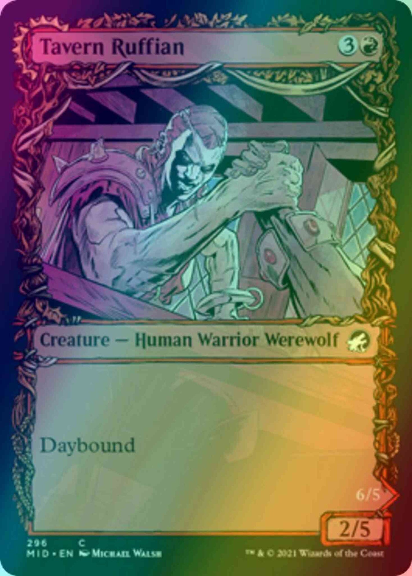 Tavern Ruffian // Tavern Smasher [296] [Equinox Showcase] [Innistrad: Midnight Hunt] [Foil]
