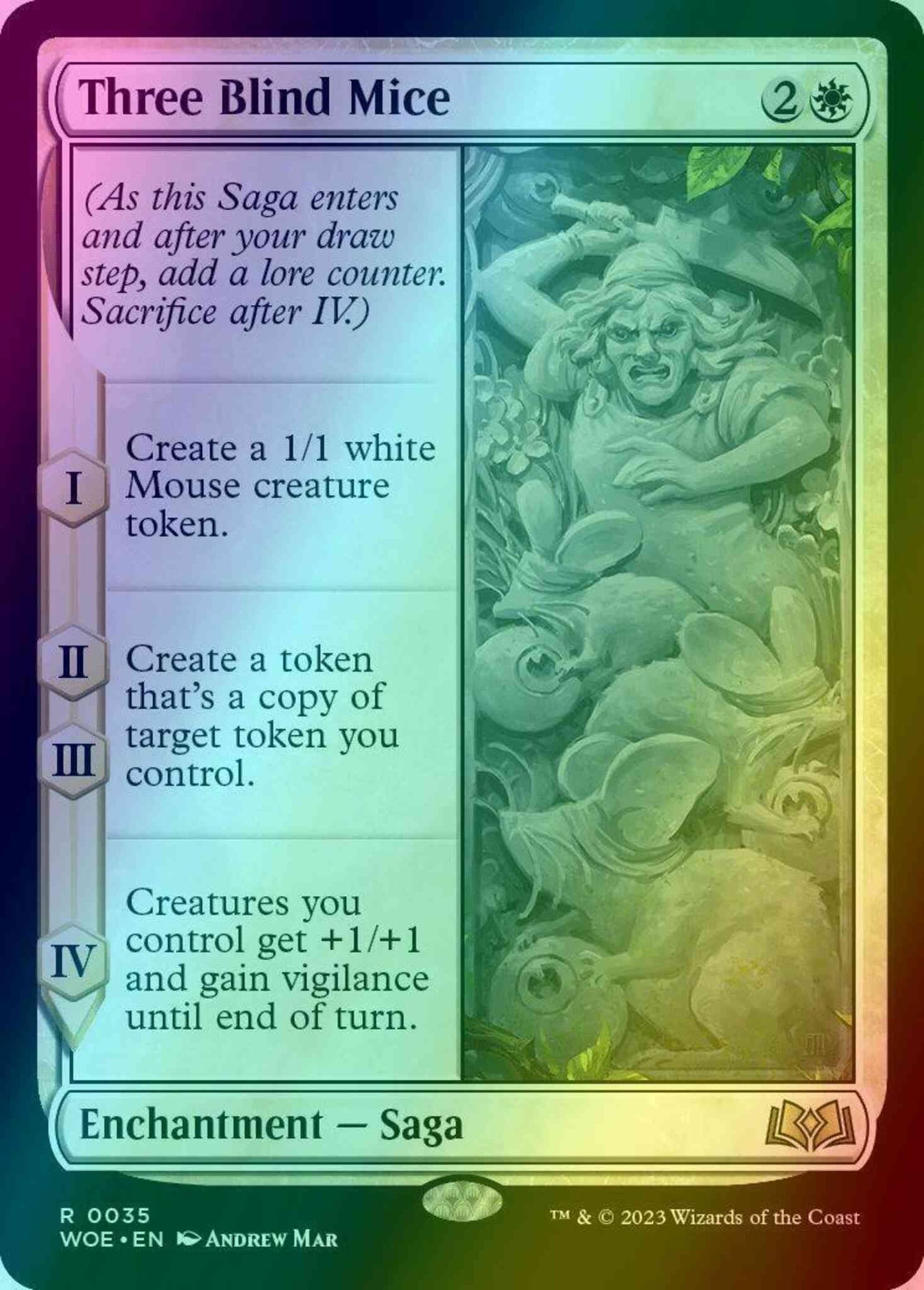 Three Blind Mice [35] [Wilds of Eldraine] [Foil]
