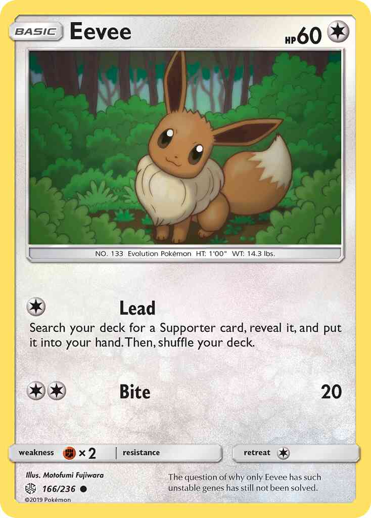 Eevee - 166/236 - Common [sm12-166] [Reverse Holo]