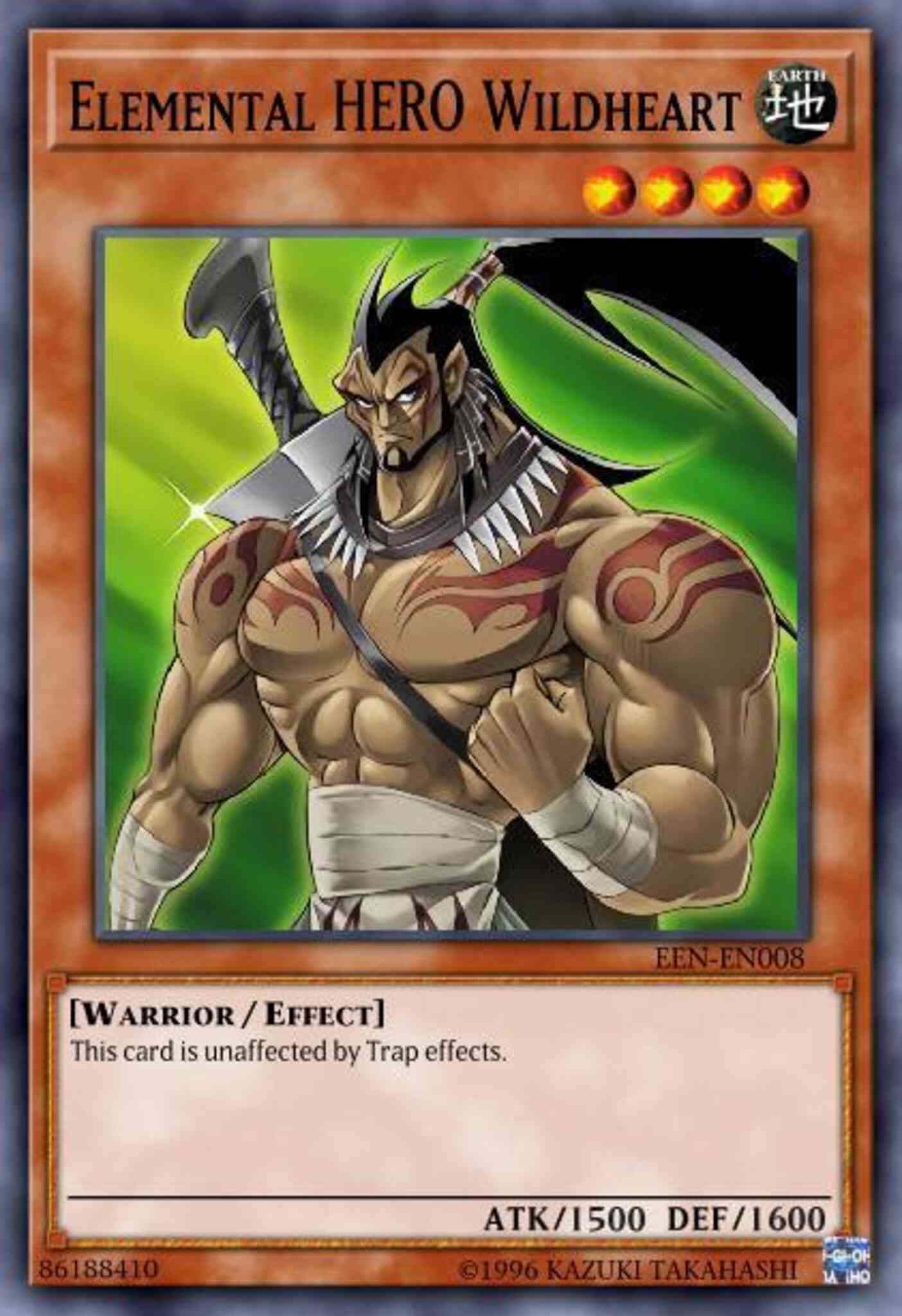 Elemental HERO Wildheart - EHC2-EN003 - Secret Rare - Limited