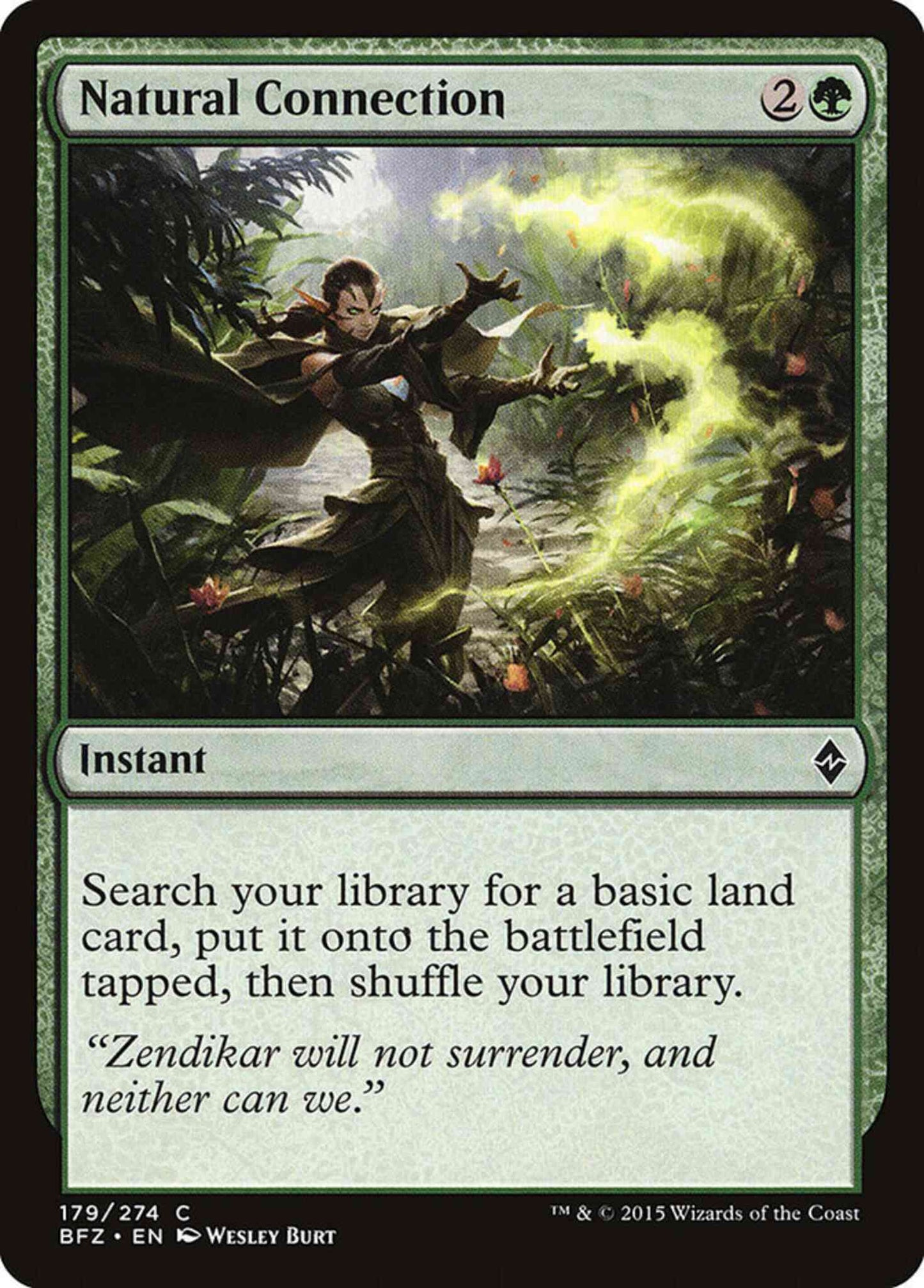 Natural Connection [179] [Battle for Zendikar] [Non-Foil]