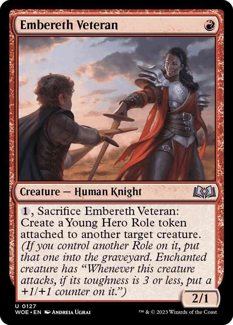 Embereth Veteran [127] [Wilds of Eldraine] [Non-Foil]