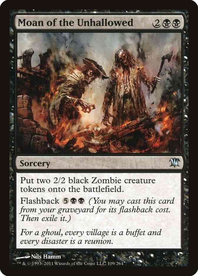 Moan of the Unhallowed [109] [Innistrad] [Non-Foil]